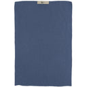 Blauwe gebreide handdoek van Ib Laursen, 40 bij 60 cm