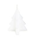 Witte kerstboomvormige kaars van CountryatHome