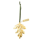 Gouden hanger in de vorm van een blad van het merk MrsBloom