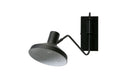 Zwarte metalen wandlamp van het merk WOOOD