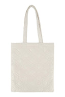 Zusss katoenen tas met print - zand