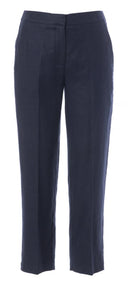 Donkerblauwe broek van het merk JcSophie gemaakt van 100% ramie.
