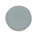 Urban Nature Culture bord Good Morning in de kleur slate met gouden rand