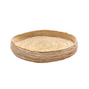 Dienblad van Original Home in naturelkleurig, handgeweven abaca