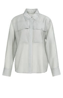 YAYA blouse - blauw grijs