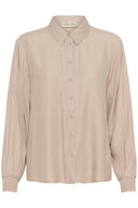 Cream blouse nola - cobblestone