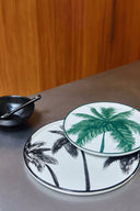 HKliving ontbijtbord palmboom - groen