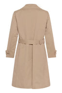 Cream trenchcoat