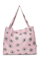 Roze en witte Studio Noos boodschappentas
