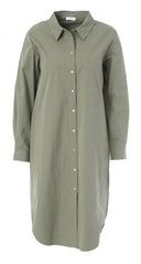 Lange jurk van JcSophie in de kleur army green