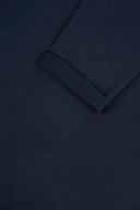 Zusss jurk met ronde hals - donkerblauw