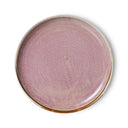 HKliving ontbijtbord uit de Chef Ceramics-collectie in roze keramiek met een diameter van 20 cm.
