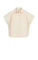 YAYA blouse gestreept - creme/peach