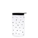 Bastion Collections voorraadpot glas xs - zwart