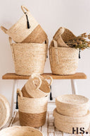 Mand met deksel - naturel