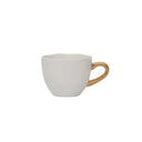 Urban Nature Culture espresso mok uit de Good Morning serie in wit porselein met een gouden oor