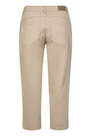 Cream broek katoen - zand