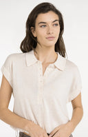 YAYA shirt fijngebreid - creme