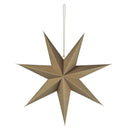 Ib Laursen papieren ster met een diameter van 60 cm in naturel kraftkleur