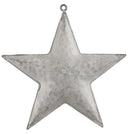 Decoratieve metalen ster van Ib Laursen met zinken afwerking in de kleur grijs.