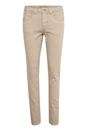 Cream broek in de kleur oatmeal