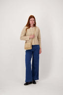 Zusss schoudertasje suede - kit